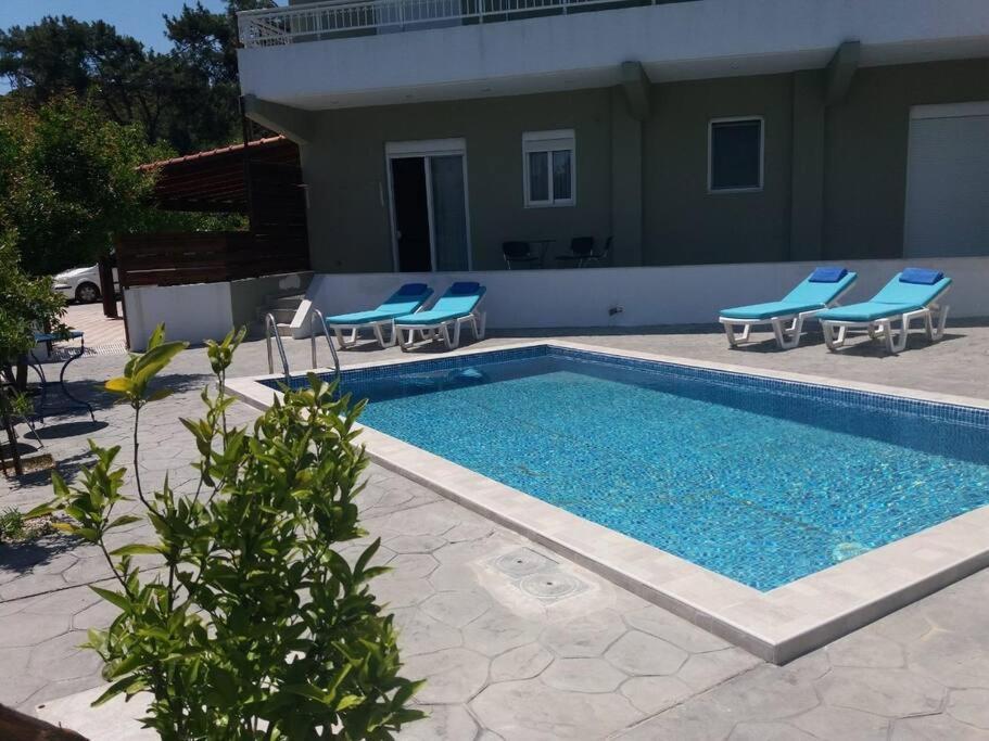 Greek Style Ground Floor Apartment & Pool Ialysos  Exteriör bild