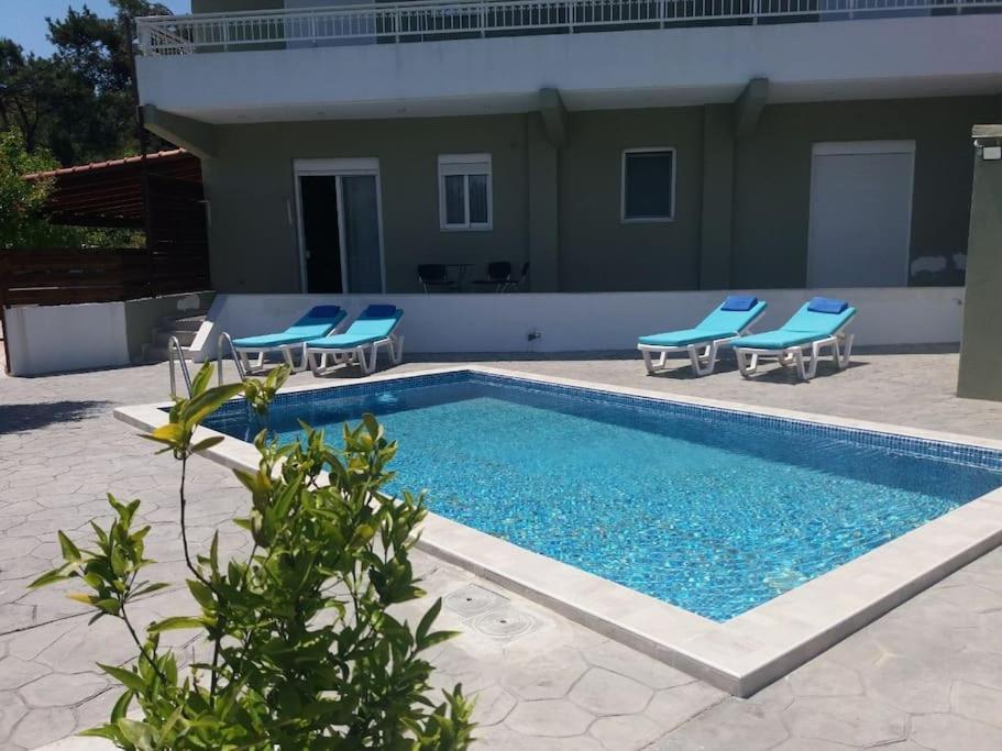 Greek Style Ground Floor Apartment & Pool Ialysos  Exteriör bild