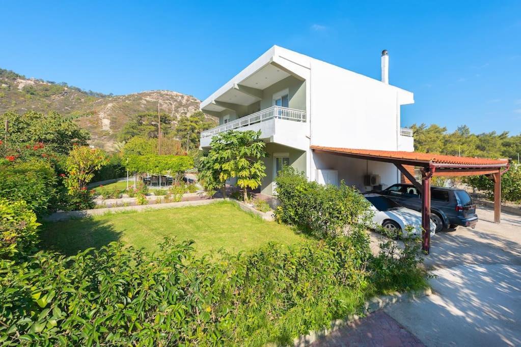 Greek Style Ground Floor Apartment & Pool Ialysos  Exteriör bild